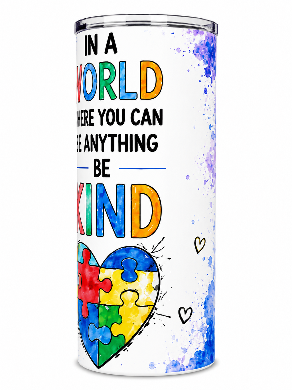 Autism 20oz Tumbler -Handmade Inspirational Stainless Steel Cup